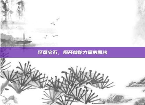 狂风宝石，揭开神秘力量的面纱  第1张